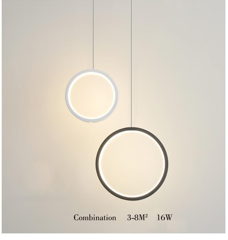 Kavita - Circular LED Hanging Light - Nordic Side - 5-22, feed-cl1-lights-over-80-dollars