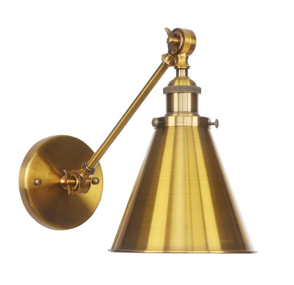 Gold Long Arm POLO Wall Light - Nordic Side - 