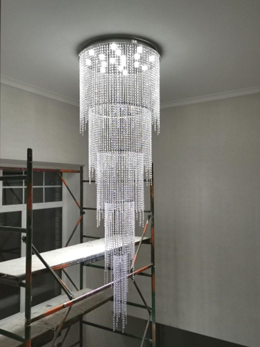 The Plunge - Nordic Side - Chandelier, crystal