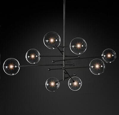 Atom GLASS GLOBE Chandelier - Nordic Side - 