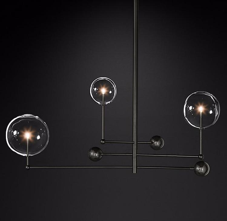 Atom GLASS GLOBE Chandelier - Nordic Side - 