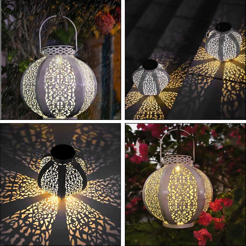 Lily - Vintage Shadow Cast Lantern - Nordic Side - 06-23