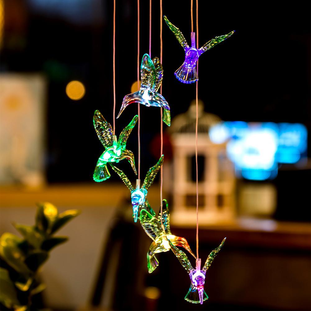 Hummingbird LED Wind Chime - Nordic Side - 08-17, fb