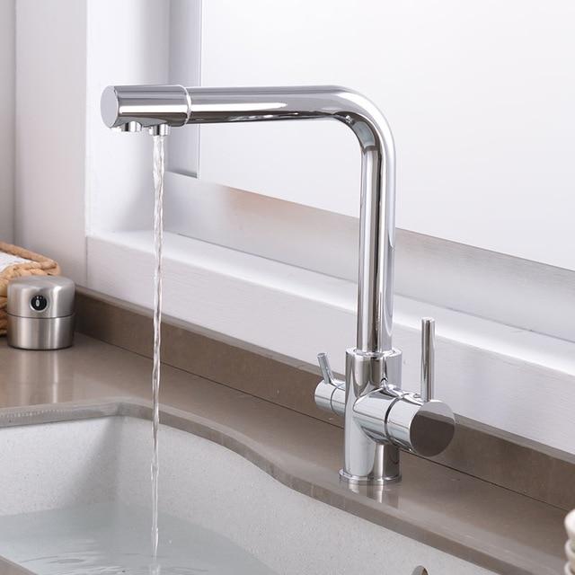 Cott - Modern 3 in 1 Kitchen Faucet - Nordic Side - 03-15