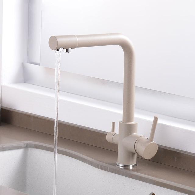 Cott - Modern 3 in 1 Kitchen Faucet - Nordic Side - 03-15