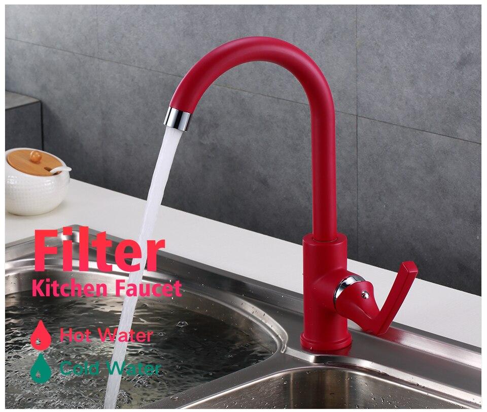 Reed - Single Handle Kitchen Faucet - Nordic Side - 3-14, modern-pieces