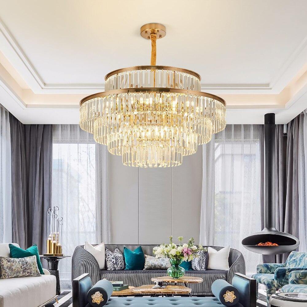 The Overhang - Nordic Side - Chandelier, crystal