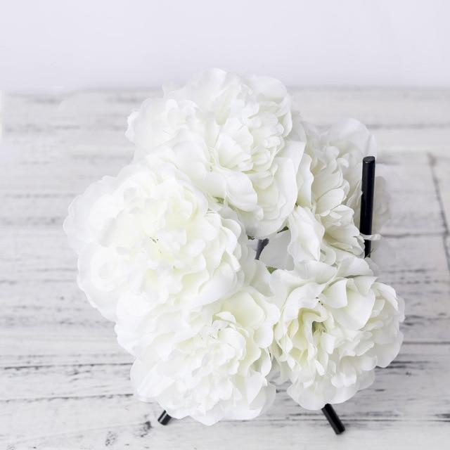 Artificial 5-Piece Artificial Hydrangea Bouquet