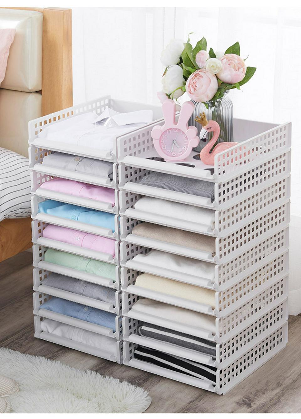 Stackable Wardrobe Baskets - Nordic Side - 04-23