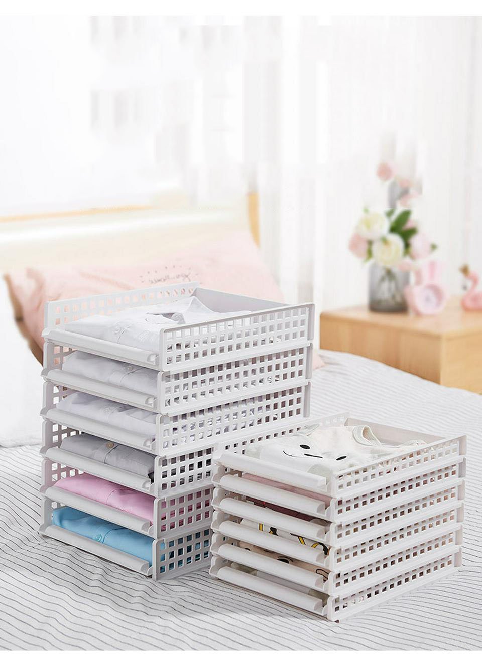 Stackable Wardrobe Baskets - Nordic Side - 04-23