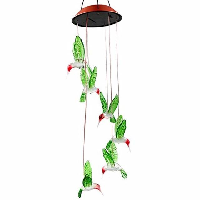 LED Solar Powered Wind Chime Lights - Nordic Side - 