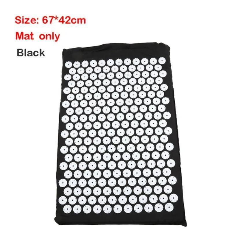 Acupressure Mat for Massage, Relaxation, Pain - Nordic Side - Acupressure Yoga Mat, Acupuncture Strike Yoga mat, Affordable and safe yoga mat, Alleviate back pain, Back Pain reliever massage 