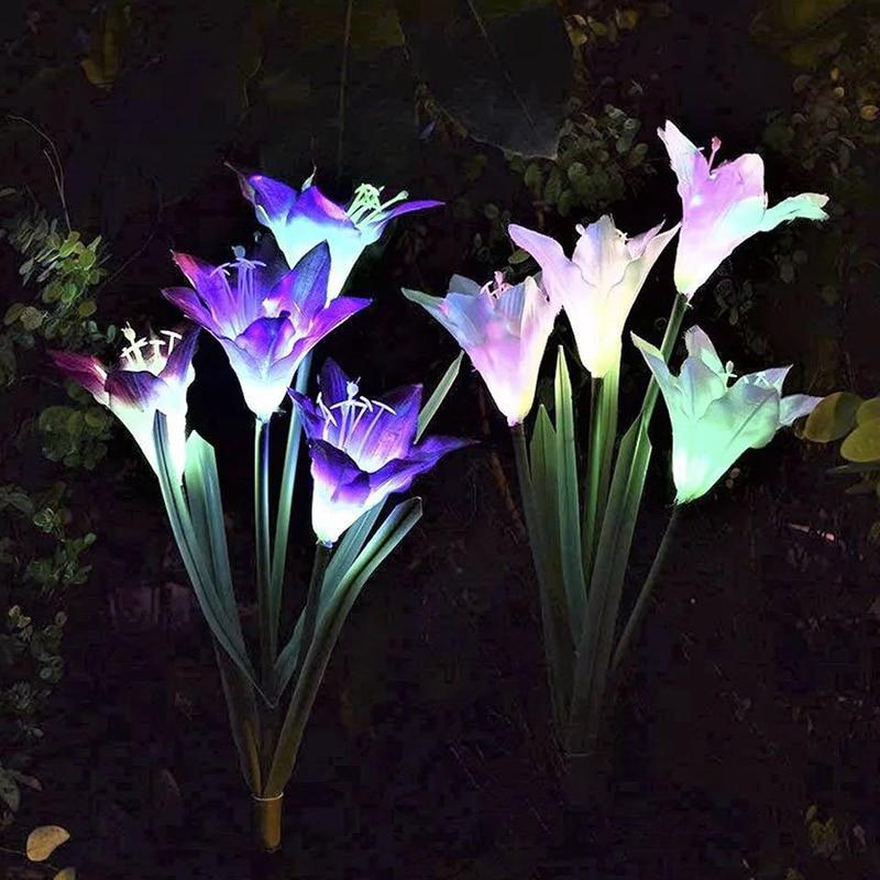 Artificial Lilies LED Garden Lights - Nordic Side - 