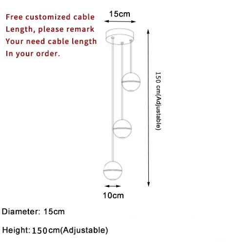 Yoogee Staircase Chandelier - Nordic Side - 