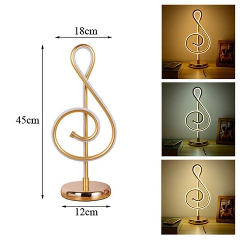 Treble Clef Desk Light - Nordic Side - light, music, treble clef