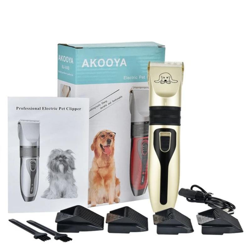 Dog Grooming Clipper Kit, Hair Cutter, Cat Shaver, Hair Fur Trimmer - Nordic Side - Battery trimmer for dogs, cat grooming kit, cat hair cutter, Cat Shaver, Cordless trimmer for pet, Dog clip