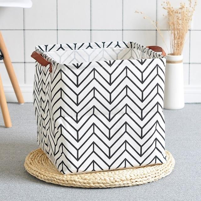 Alohaboho Handwoven Black and White Storage Collection