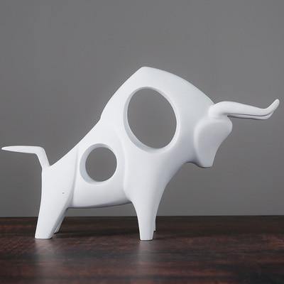 Sculpted Cattle Figurine - Nordic Side - 