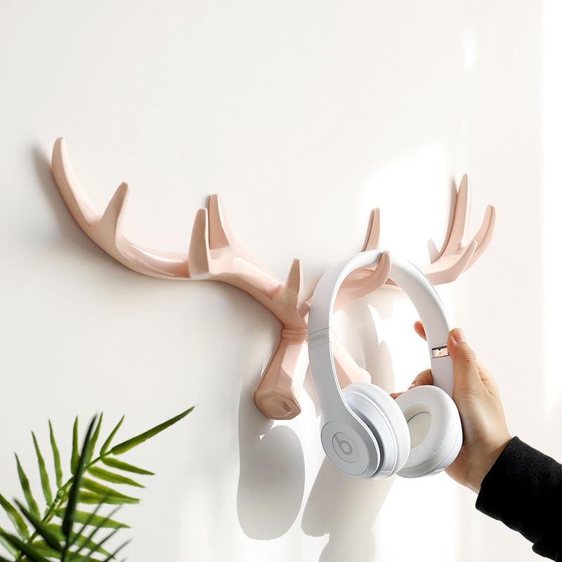 Deer Antlers Wall Hanger - Nordic Side - antlers, deer