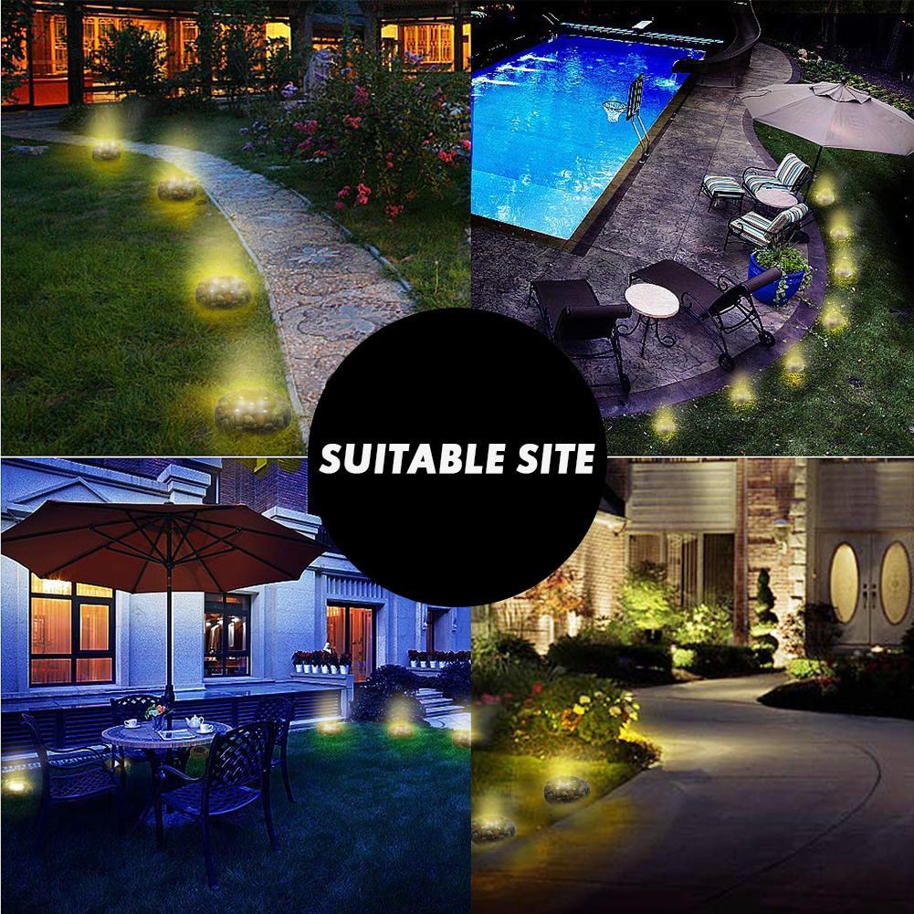 Cobblestone Solar LED Light - Nordic Side - 06-23, LED-lamp, light, lighting, solar-lamp