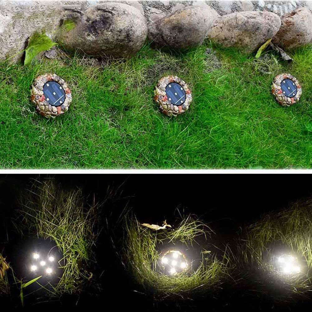 Cobblestone Solar LED Light - Nordic Side - 06-23, LED-lamp, light, lighting, solar-lamp