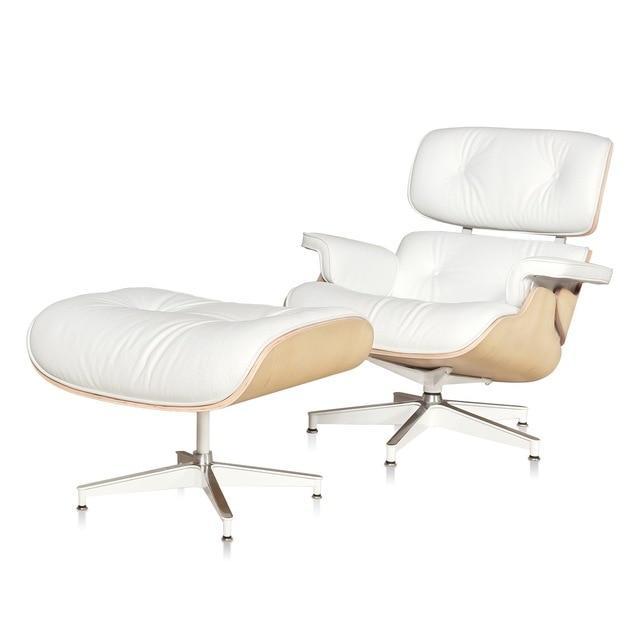 Sterling Mid-Century Lounge Chair & Ottoman - Nordic Side - 