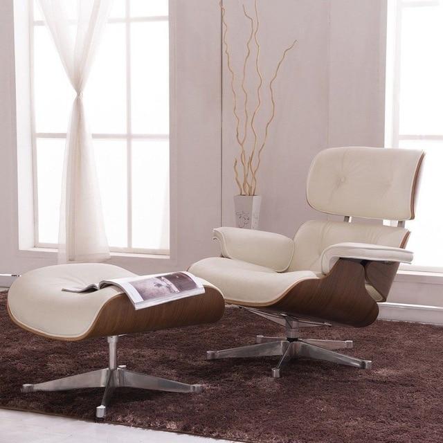 Sterling Mid-Century Lounge Chair & Ottoman - Nordic Side - 