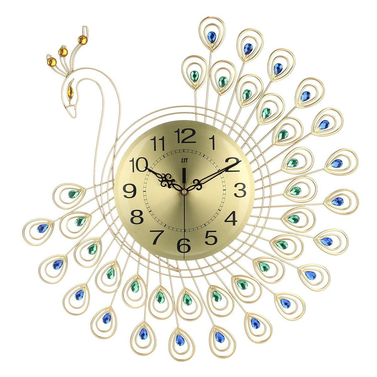 Peacock Wall Clock - Nordic Side - peacock