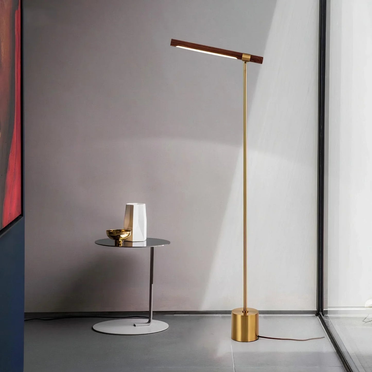 Walter Gold LED Floor Lamp