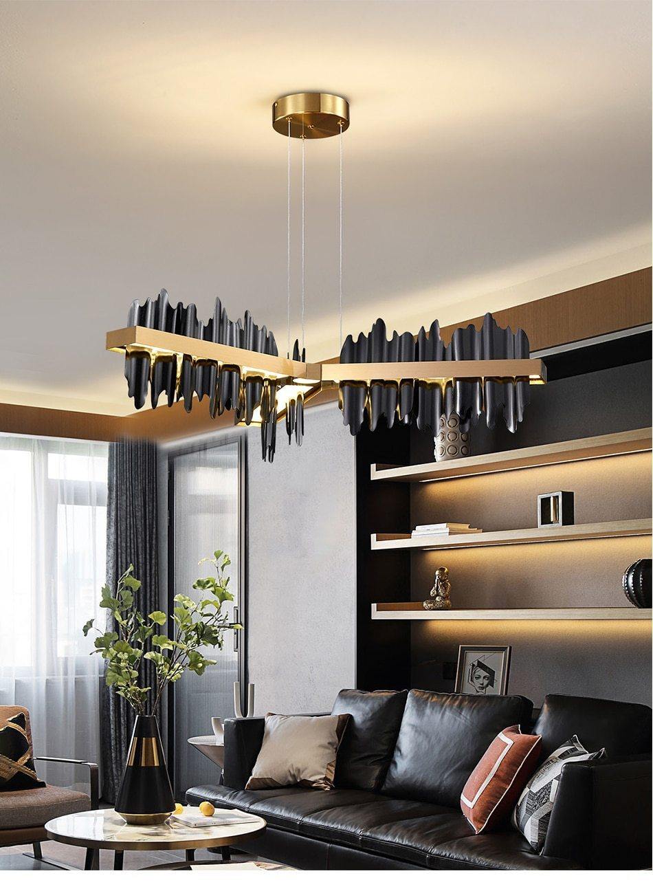 Black Dragons Tripartition - Nordic Side - black, chandelier