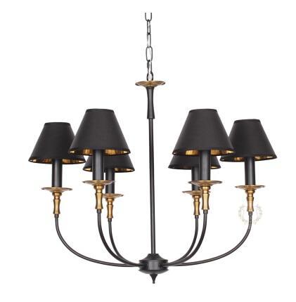 Black Retro Iron Led Chandeliers - Nordic Side - 