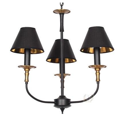 Black Retro Iron Led Chandeliers - Nordic Side - 