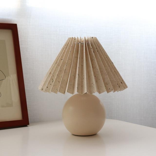 Vintage Rattan Table Lamp - Natural Materials