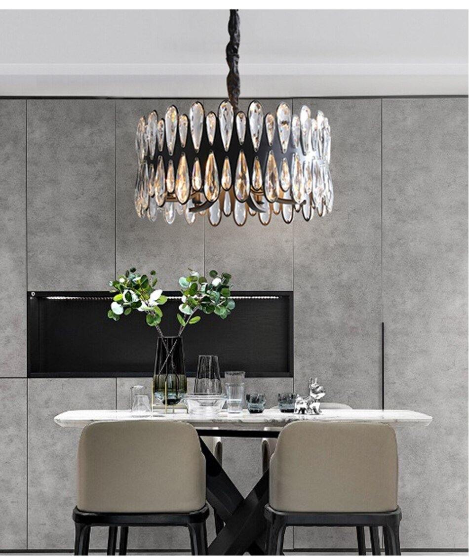 Mimis' Droplet - Nordic Side - black, chandelier, crystal