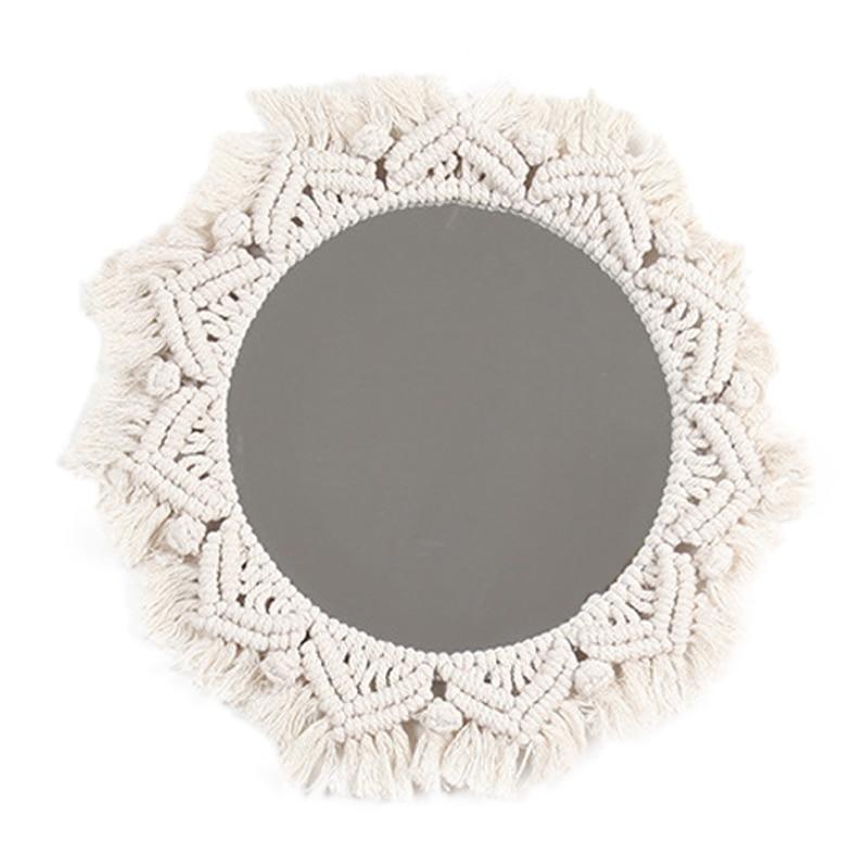 Handmade Macrame Mirror Wall Decor