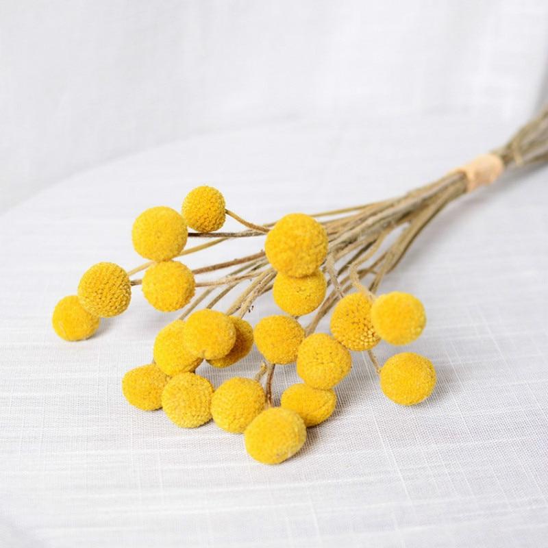 Decorative Yellow Billy Ball Bouquet Flower