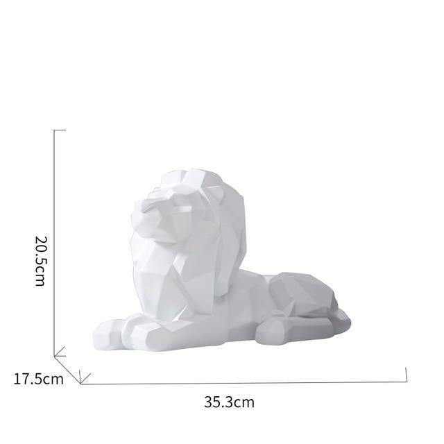 Decorative Lion Figurine - Nordic Side - lion