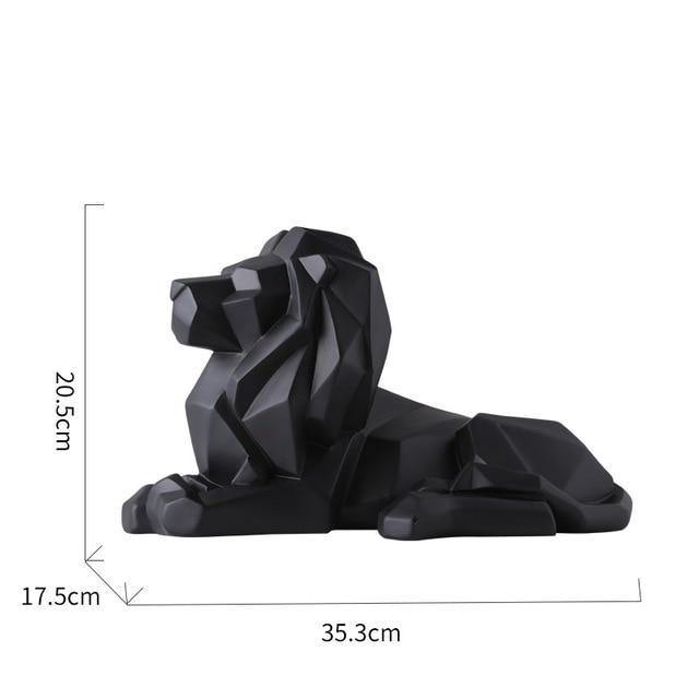 Decorative Lion Figurine - Nordic Side - lion