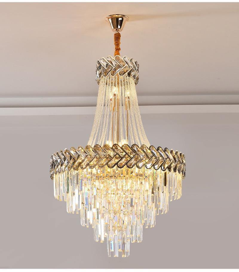 Grand Chevron Chandelier - Nordic Side - 