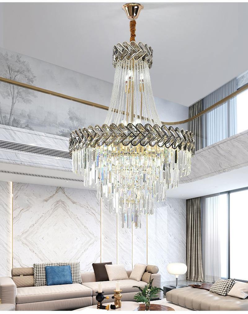 Grand Chevron Chandelier - Nordic Side - 