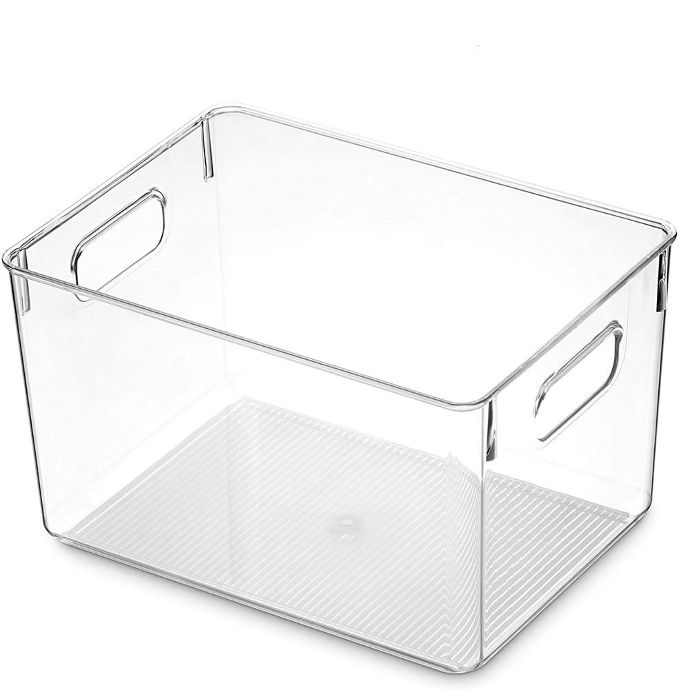 Clear Fridge Storage Bins