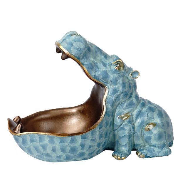 Hippo Storage Figurine - Nordic Side - hippo