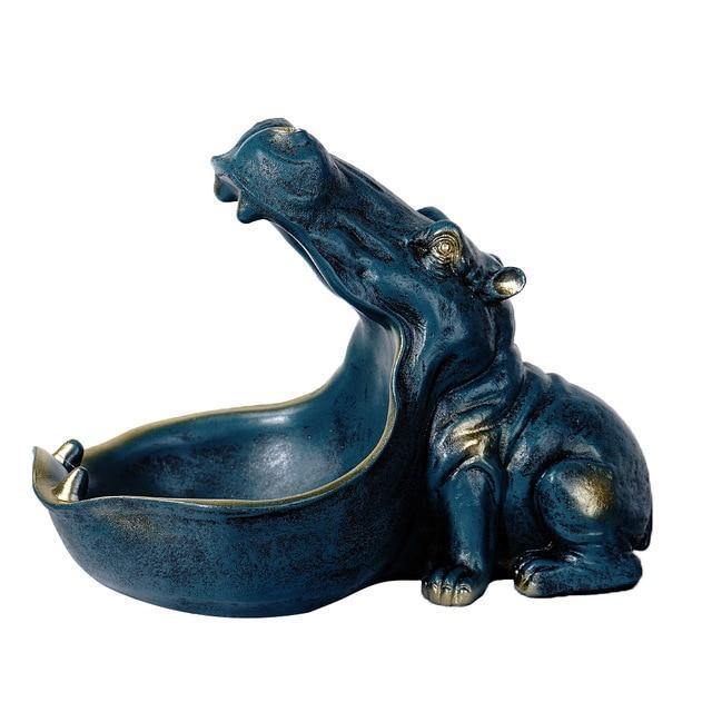 Hippo Storage Figurine - Nordic Side - hippo