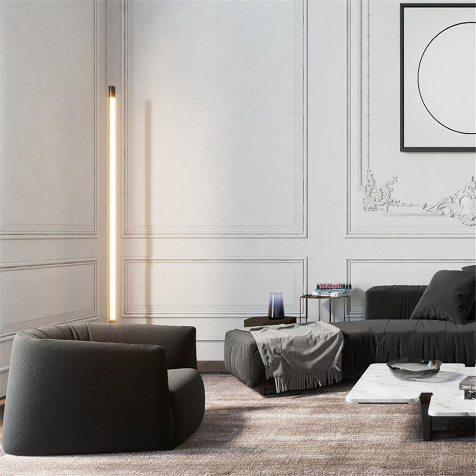 Marble Wedge - Nordic Side - floorlamp