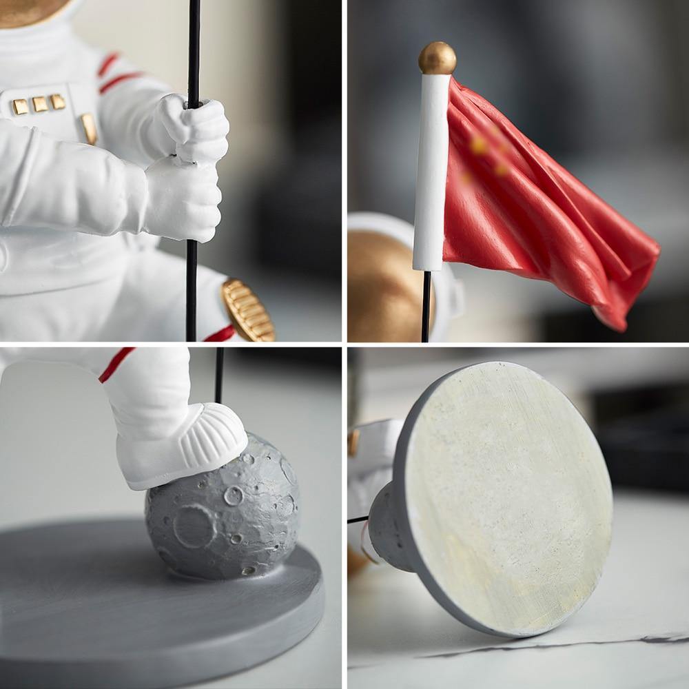 "We Made It" Astronaut Figurine - Nordic Side - astro, astronaut