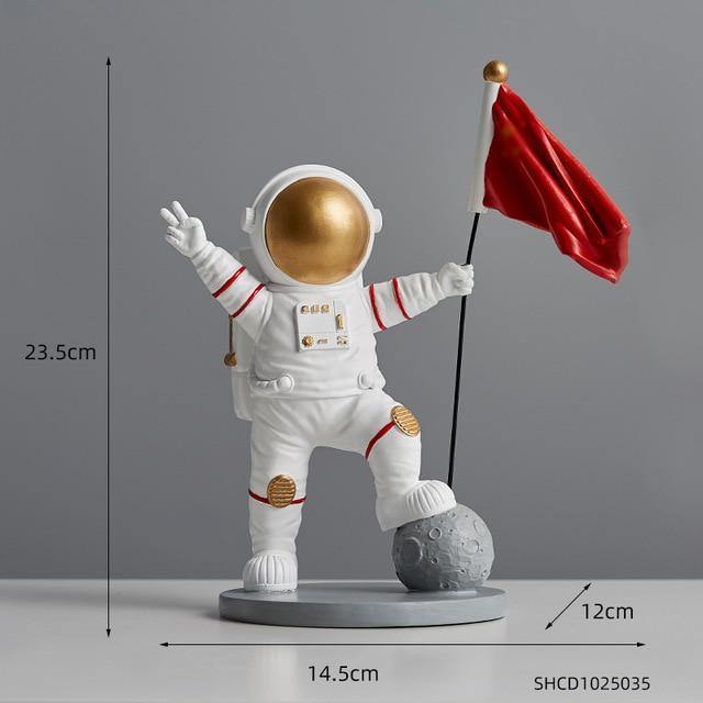 "We Made It" Astronaut Figurine - Nordic Side - astro, astronaut