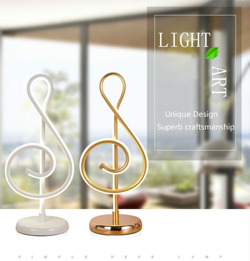 Treble Clef Desk Light - Nordic Side - light, music, treble clef