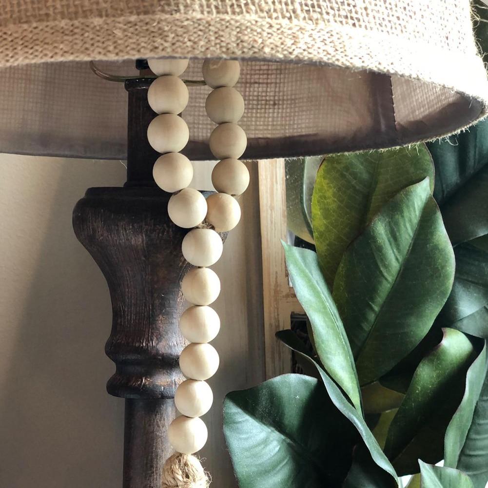 Hand Wooden Bead Tassel Home Decor