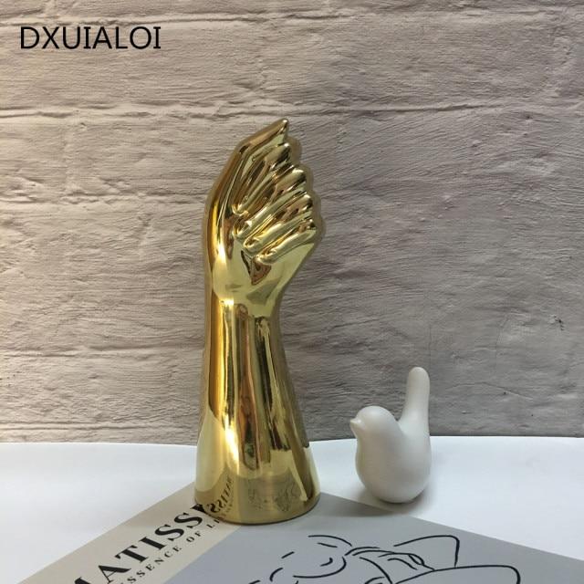 Ceramic Nordic Hand Vase - Ceramic Decor