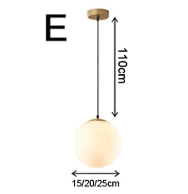 Nordic Parisian Glass Pendant Light